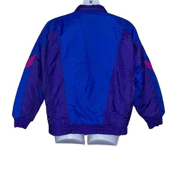 Vintage Steep Slopes Fashion Skiwear Colorblock Winter Ski Snow Gear Coat XL - Picture 6 of 10